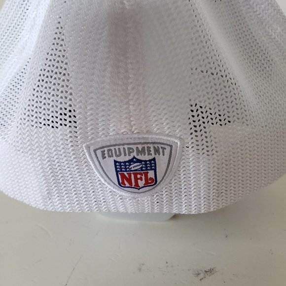 St. Louis Rams Hat Cap Fitted Stretch L/XL Blue White Reebok NFL Deadstock NWT - Picture 7 of 12